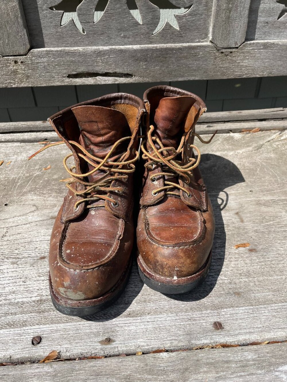 Red Wing work boots - 6 inches high - VGC!